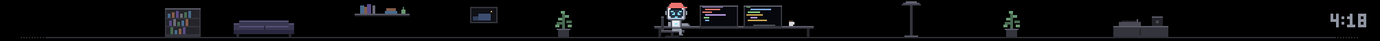 Pix animating along with an AI agent: typing, waving ! ASKING, and celebrating ★ DONE on the Touch Bar